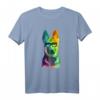 Deutscher Schäferhund T-Shirt mit buntem Hundemotiv - Perfektes Geschenk für Hundeliebhaber, Hundeführer & Familien