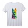 Deutscher Schäferhund T-Shirt mit buntem Hundemotiv - Perfektes Geschenk für Hundeliebhaber, Hundeführer & Familien
