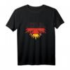 Deutscher Adler Silhouette Bundesadler Wappen T-Shirt – Patriotisches Deutschland Shirt für Oktoberfest, Paraden & Festtage in Schwarz, Rot, Gold