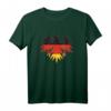 Deutscher Adler Silhouette Bundesadler Wappen T-Shirt – Patriotisches Deutschland Shirt für Oktoberfest, Paraden & Festtage in Schwarz, Rot, Gold