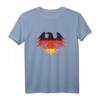 Deutscher Adler Silhouette Bundesadler Wappen T-Shirt – Patriotisches Deutschland Shirt für Oktoberfest, Paraden & Festtage in Schwarz, Rot, Gold