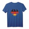 Deutscher Adler Silhouette Bundesadler Wappen T-Shirt – Patriotisches Deutschland Shirt für Oktoberfest, Paraden & Festtage in Schwarz, Rot, Gold
