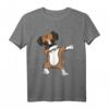Deutscher Boxer Hund Dabbing Tanz Geschenk T-Shirt für Hundeliebhaber, Züchter & Familien - Perfekt für Muttertag, Vatertag, Weihnachten & Geburtstag