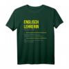 Lustiges Englisch Lehrer Lehrerinnen T-Shirt - Originelles Geschenk für Schule, Studium, Muttertag, Vatertag & Kollegen