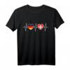 Deutschland und Schweiz Flaggen T-Shirt – Doppelstaatler Geschenk für Reisen, Auswanderer & Heimatliebe