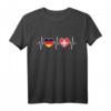 Deutschland und Schweiz Flaggen T-Shirt – Doppelstaatler Geschenk für Reisen, Auswanderer & Heimatliebe