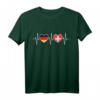Deutschland und Schweiz Flaggen T-Shirt – Doppelstaatler Geschenk für Reisen, Auswanderer & Heimatliebe