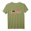 Deutschland und Schweiz Flaggen T-Shirt – Doppelstaatler Geschenk für Reisen, Auswanderer & Heimatliebe