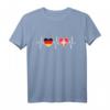 Deutschland und Schweiz Flaggen T-Shirt – Doppelstaatler Geschenk für Reisen, Auswanderer & Heimatliebe