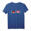 Deutschland und Schweiz Flaggen T-Shirt – Doppelstaatler Geschenk für Reisen, Auswanderer & Heimatliebe