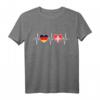 Deutschland und Schweiz Flaggen T-Shirt – Doppelstaatler Geschenk für Reisen, Auswanderer & Heimatliebe