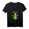 Damen Ohmmm Yoga Frosch T-Shirt mit V-Ausschnitt - Lustiges Comic-Design für Entspannung, Freude & Geschenkideen zu Weihnachten & Geburtstag