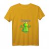 Damen Ohmmm Yoga Frosch T-Shirt mit V-Ausschnitt - Lustiges Comic-Design für Entspannung, Freude & Geschenkideen zu Weihnachten & Geburtstag