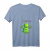 Damen Ohmmm Yoga Frosch T-Shirt mit V-Ausschnitt - Lustiges Comic-Design für Entspannung, Freude & Geschenkideen zu Weihnachten & Geburtstag