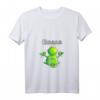 Damen Ohmmm Yoga Frosch T-Shirt mit V-Ausschnitt - Lustiges Comic-Design für Entspannung, Freude & Geschenkideen zu Weihnachten & Geburtstag