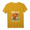 Damen Vintage Eichhörnchen T-Shirt mit V-Ausschnitt – Entspann dich, wir sind alle verrückt, perfektes Geschenk für Tierliebhaber, Freunde & Familie