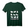 Damen Yoga Katzen T-Shirt mit Katzenmotiv und Meditation - Lustiges Acro, Hatha & Vinyasa Yoga Design für Katzenliebhaber und Entspannungsliebhaber