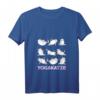 Damen Yoga Katzen T-Shirt mit Katzenmotiv und Meditation - Lustiges Acro, Hatha & Vinyasa Yoga Design für Katzenliebhaber und Entspannungsliebhaber