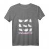 Damen Yoga Katzen T-Shirt mit Katzenmotiv und Meditation - Lustiges Acro, Hatha & Vinyasa Yoga Design für Katzenliebhaber und Entspannungsliebhaber