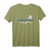 Segelboot auf Wasser T-Shirt – Perfekte Geschenkidee für Segler, Wassersportler & Sommerurlauber