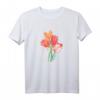 Garten Chefin T-Shirt mit Handgemalten Tulpen – Stylisches Damen-Shirt für Gartenliebhaberinnen und leidenschaftliche Gärtnerinnen