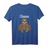 Ohmmm Yoga Faultier Meditation Entspannung Fun T-Shirt – Lustiges Geschenk für Yoga- und Faultierfans, ideal für Freunde, Familie & Festlichkeiten