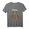 Ohmmm Yoga Faultier Meditation Entspannung Fun T-Shirt – Lustiges Geschenk für Yoga- und Faultierfans, ideal für Freunde, Familie & Festlichkeiten