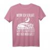 Süßes Katzen Schlafshirt & Pyjama mit Sternen - Lustiges Nachthemd für Kinder und Erwachsene, ideal für Katzenliebhaber und Familien