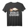 Offizielles Lama Alpaka Schlafshirt & Pyjama – Lustiges Geschenk für Damen, Herren & Teenager zum Geburtstag oder als Schlafmützen-Geschenk