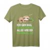 Faultier Nachthemd Schlafshirt Pyjama - Witziges Geschenk für Nachteulen, Langschläfer, Morgenmuffel und Schlafliebhaber für Damen und Herren