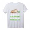 Faultier Nachthemd Schlafshirt Pyjama - Witziges Geschenk für Nachteulen, Langschläfer, Morgenmuffel und Schlafliebhaber für Damen und Herren