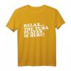 Entspannen Sie sich Der Tuba-Spieler ist hier T-Shirt - Lustiges Geschenk für Tuba-Liebhaber & Musiker