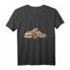 Katzenmotiv Damen Faultier T-Shirt – Lustiges Relaxing Design, Perfekt als Geschenk für Faultier- und Katzenliebhaber zu Weihnachten & Geburtstag