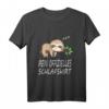 Faultier Nachthemd Schlafshirt Pyjama Geschenk - Lustiges Langarmshirt für Damen und Herren, perfekte Geschenkidee für Nachteulen, Morgenmuffel und Schlafliebhaber