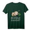 Faultier Nachthemd Schlafshirt Pyjama Geschenk - Lustiges Langarmshirt für Damen und Herren, perfekte Geschenkidee für Nachteulen, Morgenmuffel und Schlafliebhaber