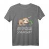 Faultier Nachthemd Schlafshirt Pyjama Geschenk - Lustiges Langarmshirt für Damen und Herren, perfekte Geschenkidee für Nachteulen, Morgenmuffel und Schlafliebhaber