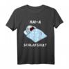 Lustiges Hai Schlafanzug Nachthemd - Witziges Schlafshirt für Damen, Herren & Teenager, Perfekt als Geschenk für Langschläfer & Morgenmuffel