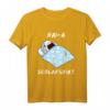 Lustiges Hai Schlafanzug Nachthemd - Witziges Schlafshirt für Damen, Herren & Teenager, Perfekt als Geschenk für Langschläfer & Morgenmuffel