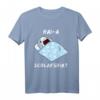 Lustiges Hai Schlafanzug Nachthemd - Witziges Schlafshirt für Damen, Herren & Teenager, Perfekt als Geschenk für Langschläfer & Morgenmuffel