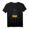 Black Cat Antidepressant Shirt - Süßes Morningstar Kitten Paws T-Shirt für Katzenliebhaber, Nerds und Tierfreunde