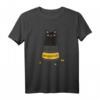 Black Cat Antidepressant Shirt - Süßes Morningstar Kitten Paws T-Shirt für Katzenliebhaber, Nerds und Tierfreunde