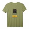 Black Cat Antidepressant Shirt - Süßes Morningstar Kitten Paws T-Shirt für Katzenliebhaber, Nerds und Tierfreunde
