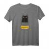 Black Cat Antidepressant Shirt - Süßes Morningstar Kitten Paws T-Shirt für Katzenliebhaber, Nerds und Tierfreunde