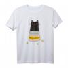 Black Cat Antidepressant Shirt - Süßes Morningstar Kitten Paws T-Shirt für Katzenliebhaber, Nerds und Tierfreunde