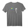 HapKitten Moon Person Vintage Flagge auf dem Mond T-Shirt – Lustiges Retro-Geschenk für Jubiläen und Fernsehsender-Fans