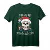 Frohe Weihnachten Skelett T-Shirt - Lustiges Weihnachtsdesign mit Zuckerstange & Beleuchtung für Männer, Frauen & Familie