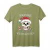 Frohe Weihnachten Skelett T-Shirt - Lustiges Weihnachtsdesign mit Zuckerstange & Beleuchtung für Männer, Frauen & Familie