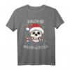 Frohe Weihnachten Skelett T-Shirt - Lustiges Weihnachtsdesign mit Zuckerstange & Beleuchtung für Männer, Frauen & Familie