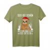 Ugly Christmas T-Shirt für Männer mit Faultier-Motiv – Lustiges Weihnachtsoutfit für Büro und Feierlichkeiten mit Humor