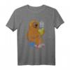 HapKitten Sesamstraße Samson Reading T-Shirt – Offiziell lizenziertes Sesame Street Merchandise für Fans & Nostalgiker